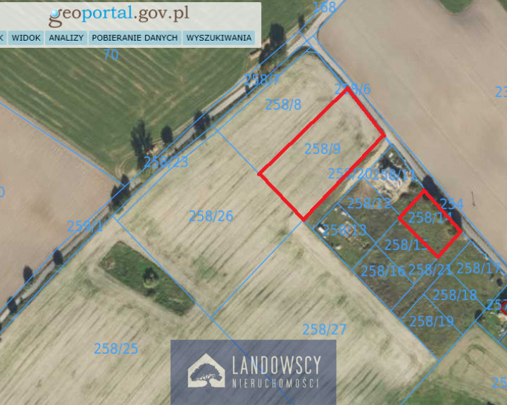 Działka Sprzedaż Koteże Spokojna